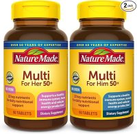 Nature Made Multivitamin 50+ His & Hers